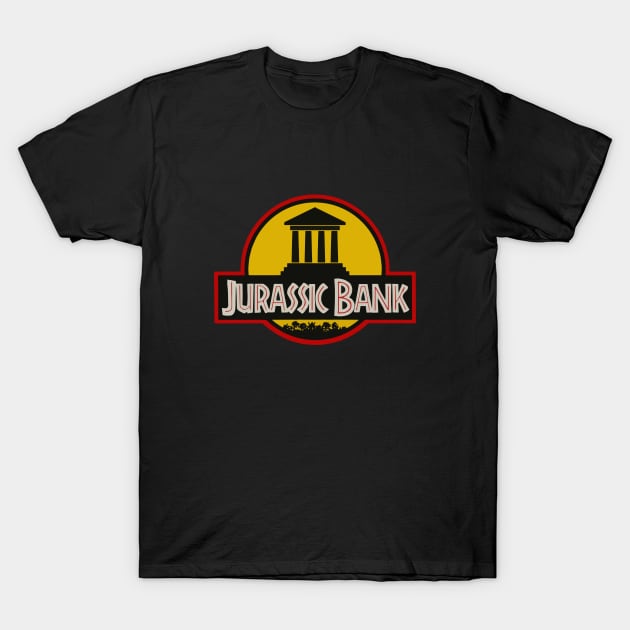 Jurassic Bank T-Shirt by phneep